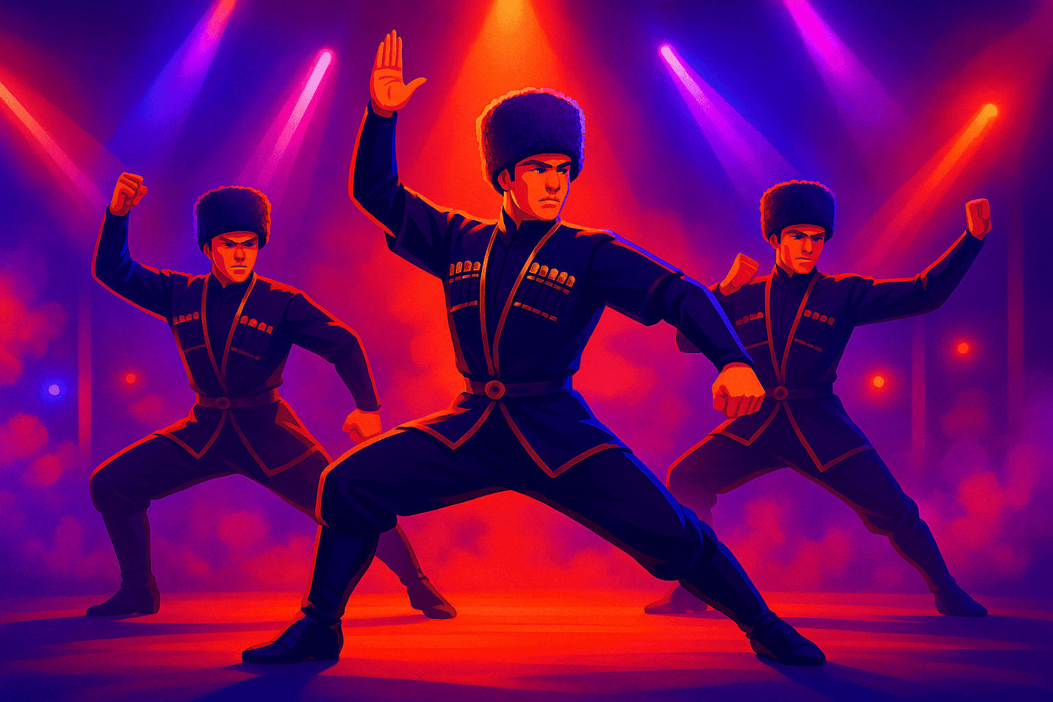 Картинка для статьи Для чего заказывать танец джигитов на той?